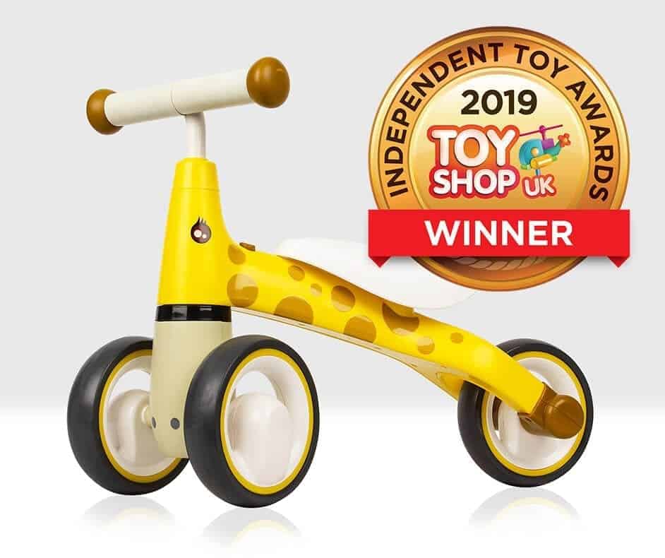 Beehive Toy Giraffe Balance Bike Gold Medal Winner