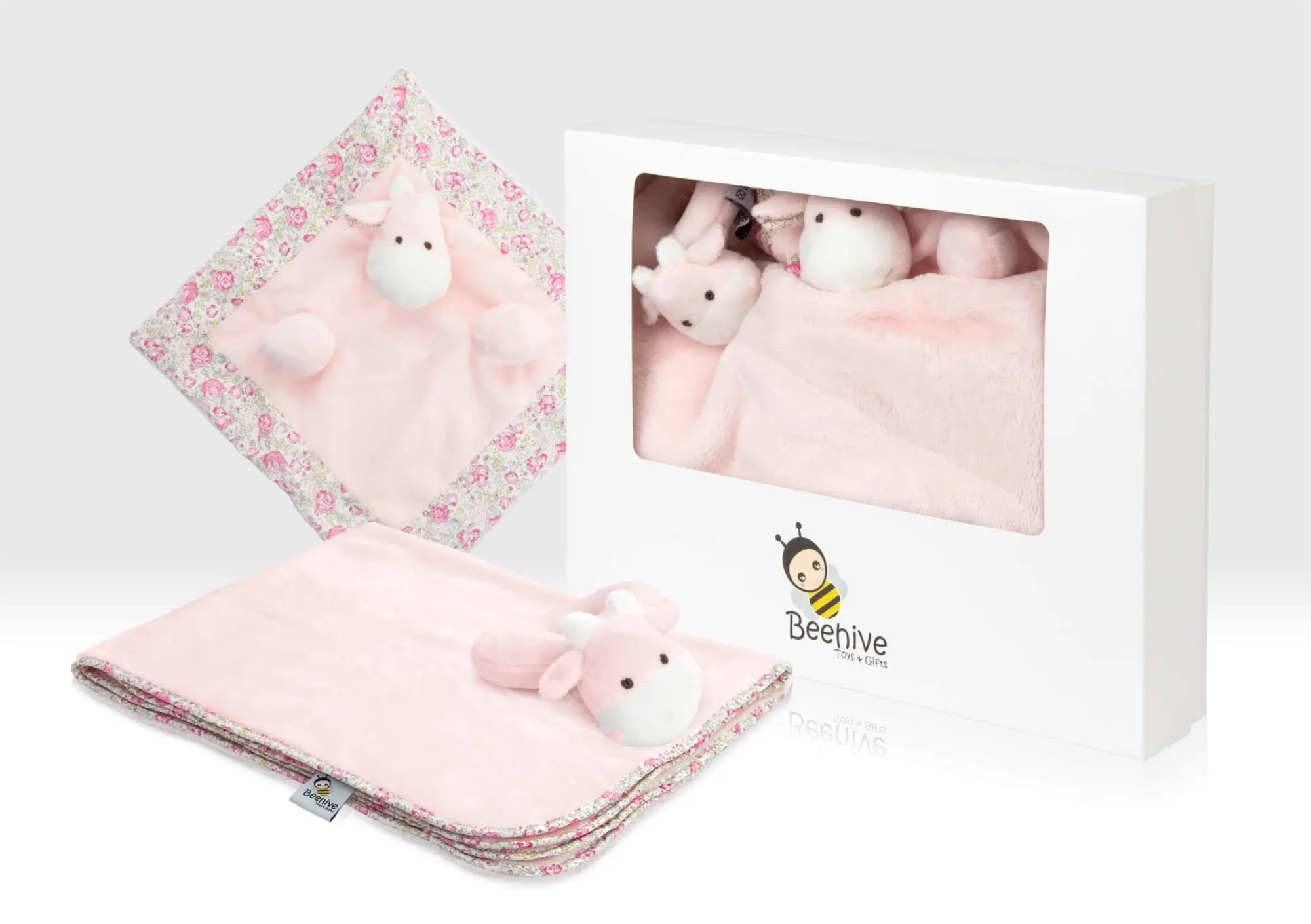 pink baby gift set