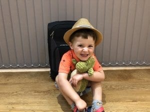 Flying with a toddler this summer