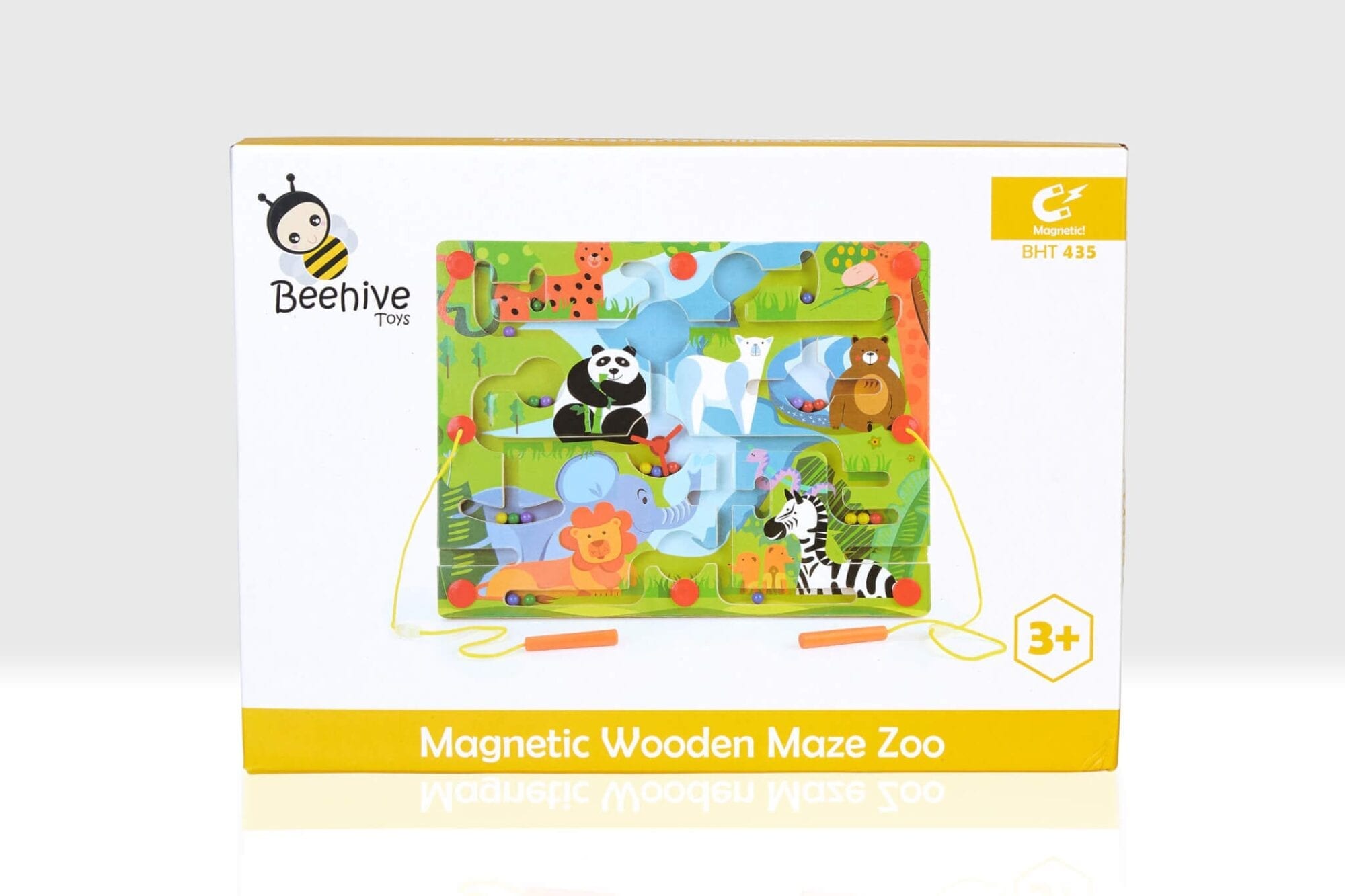 Magnetic zoo maze