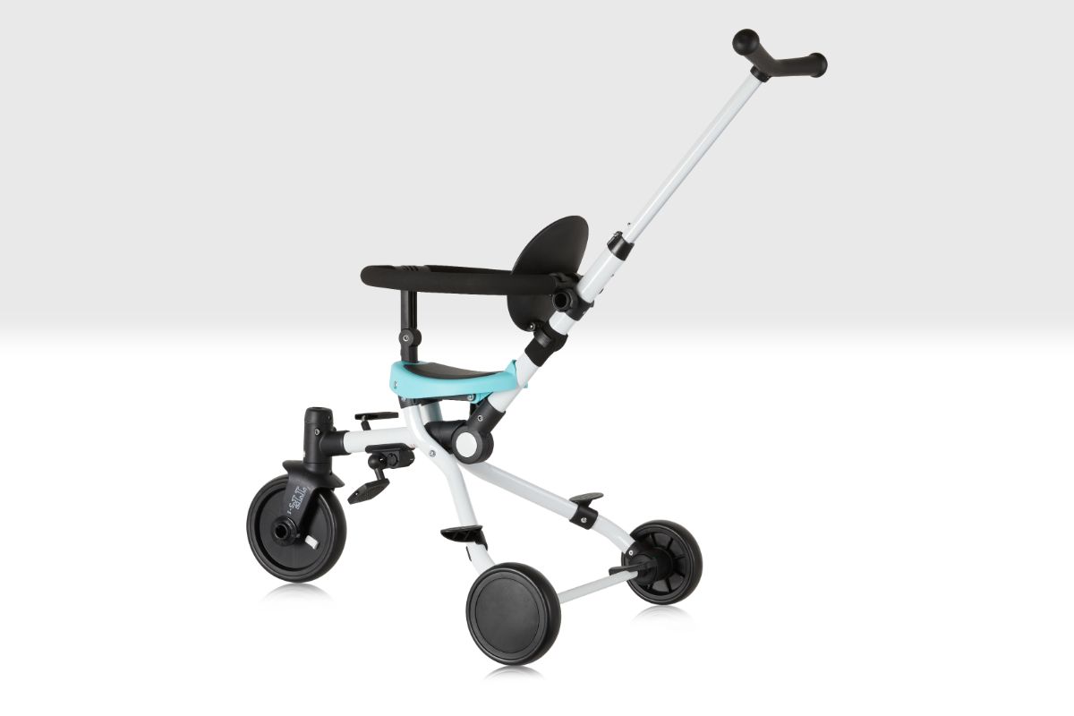 2 in 1 Push Tricycle Blue