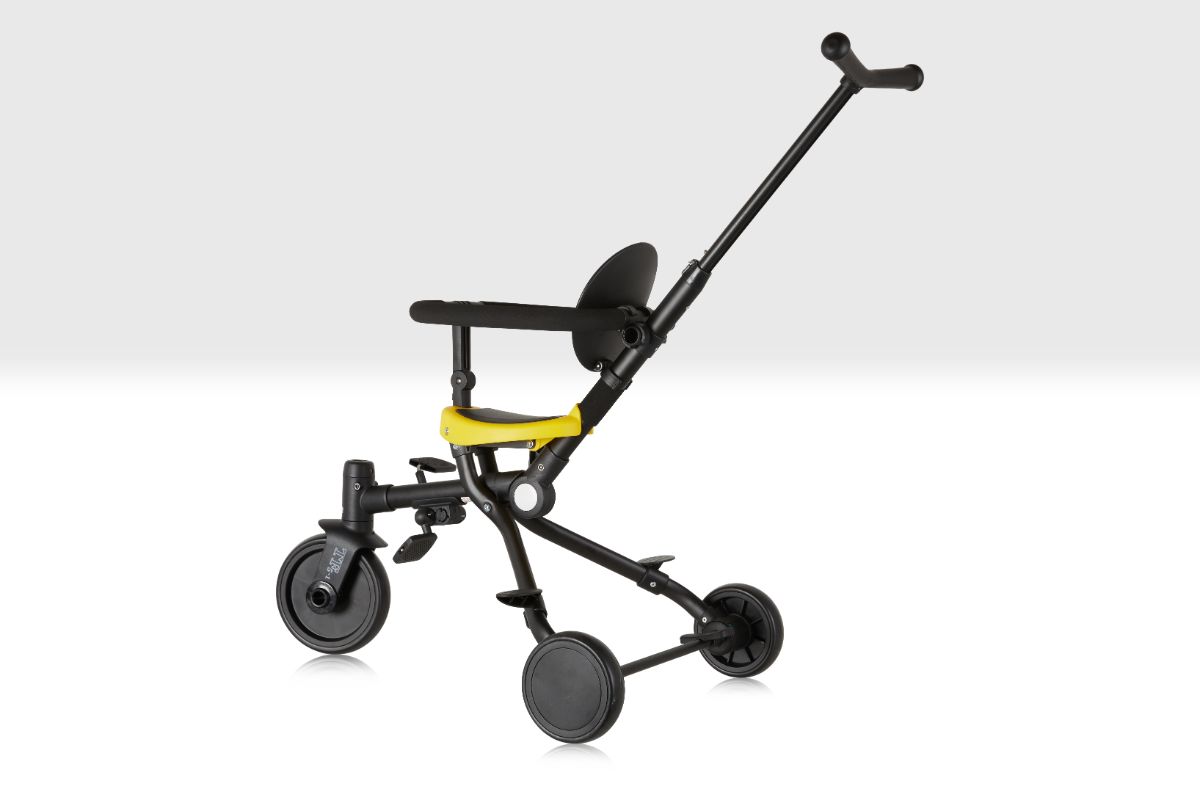 2 in 1 Push Tricycle side