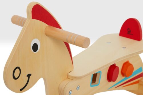 wooden rocking horse